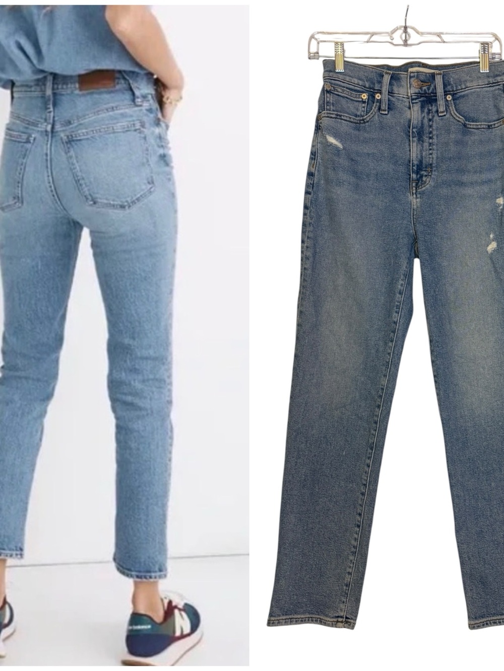 Madewell Women’s Straight Leg Distressed The Mom Jean Size 26